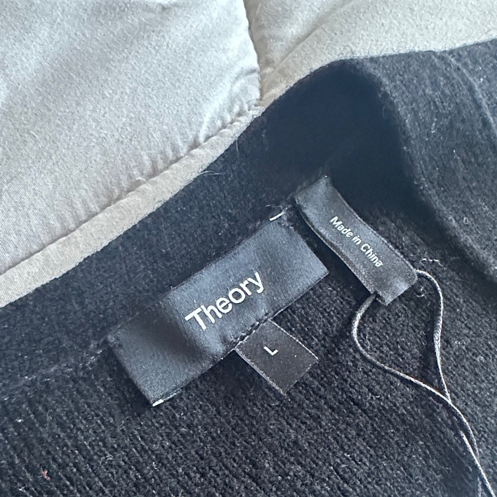 Theory Classic Black Cardigan - Picture 2 of 5